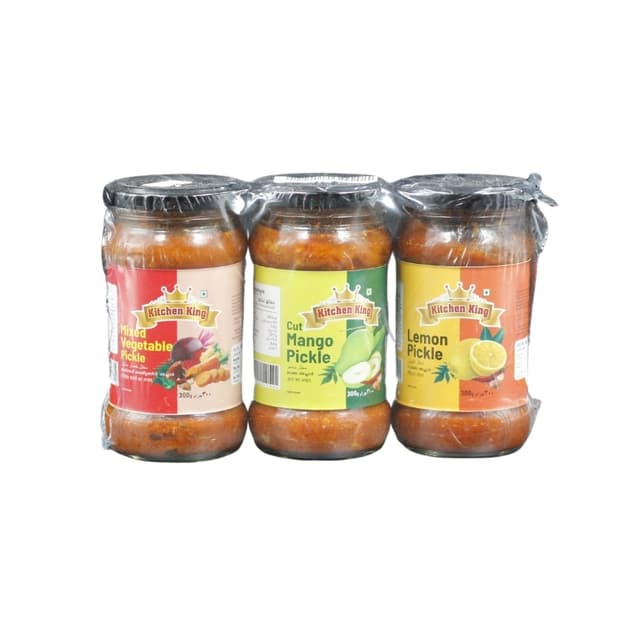 Kitchen King Pickles Assorted 3 x 300 g