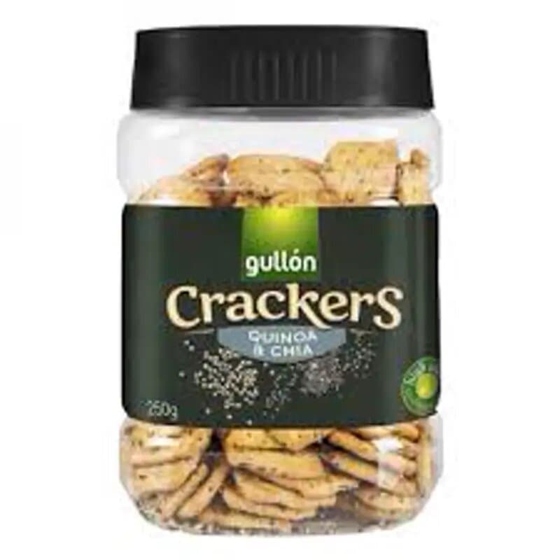 Gullon Quinoa& chia Crackers Jar 250 g