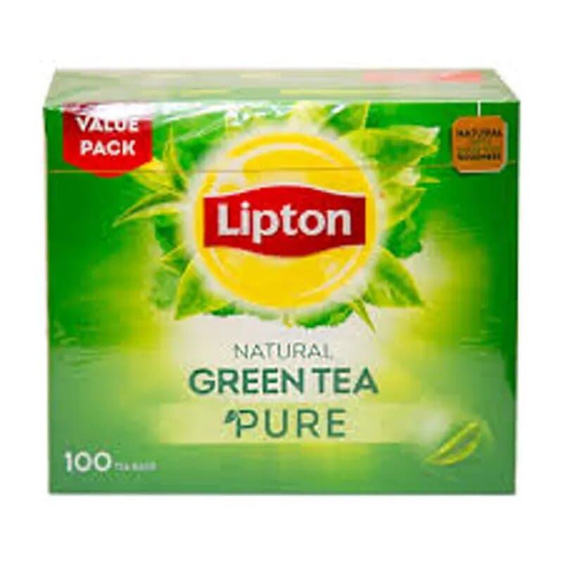 Lipton Green Tea Bags Pure 100 Pc (new)