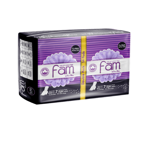 FAM Night Wings Thin 14 Pads