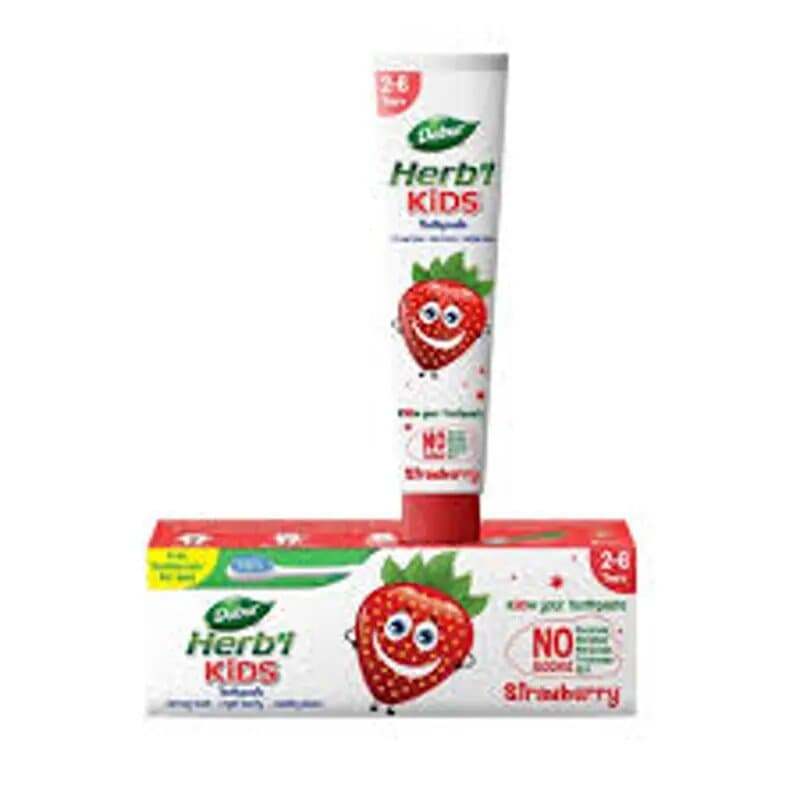 Dabur Herbl Tp Kids Strw Bry 50 g + Tb