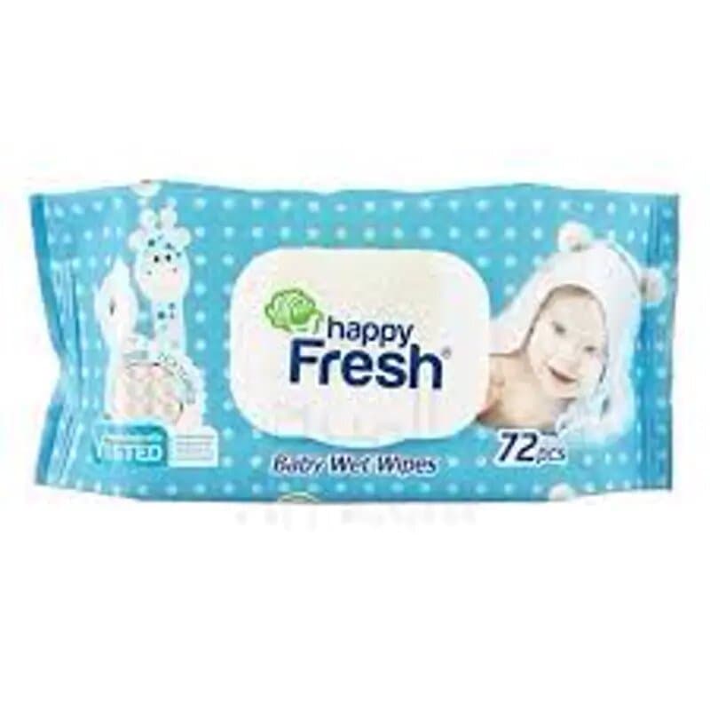 Happy Fresh Wet Wipes 72pcs x 3s Assorted