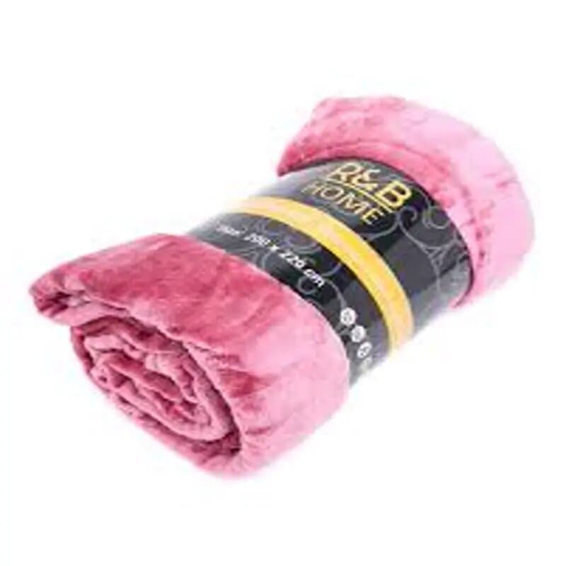 Fashburry Fbfb-1100gpl Fleece Blanket Plain Double
