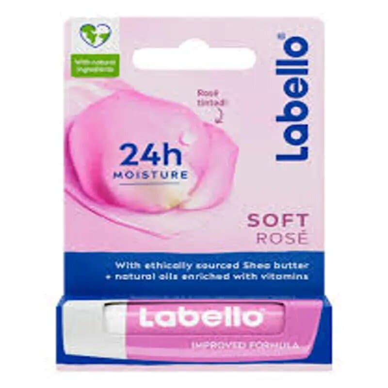 Nivea Labello Lip Balm Soft Rose 4.8 g