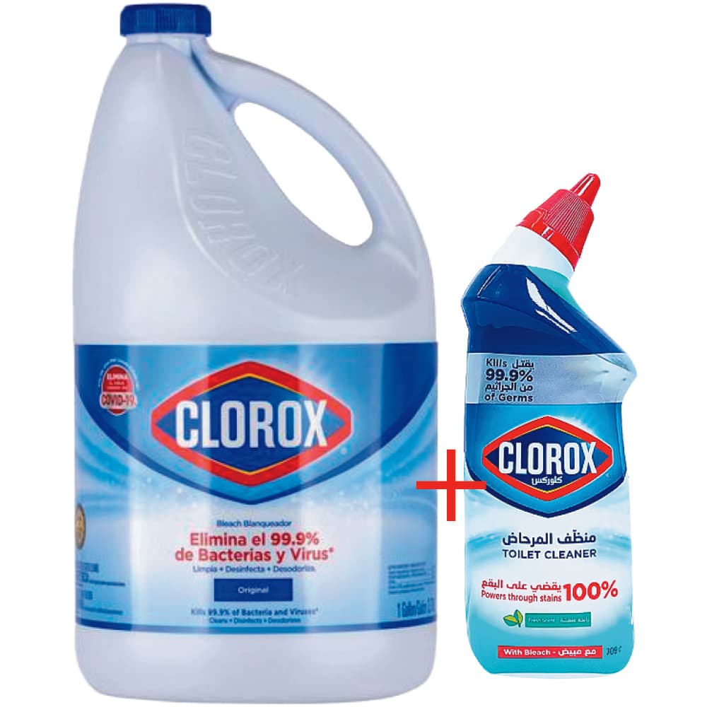 Clorox Bleach 3.78 L + Mtbc Fresh Scent 709 mL