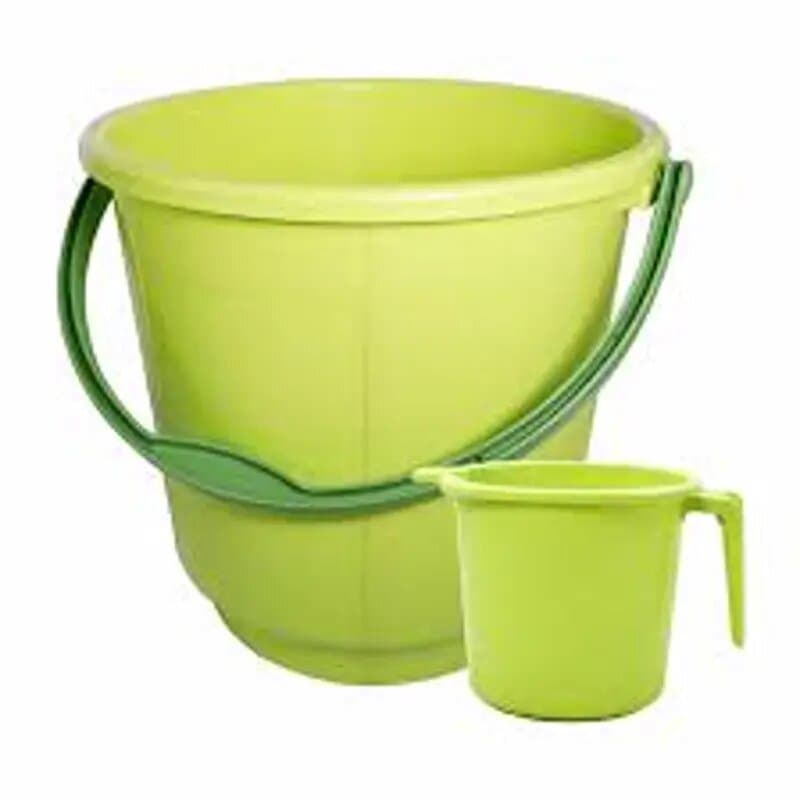 Rich Super Plastic Bucket + Mug