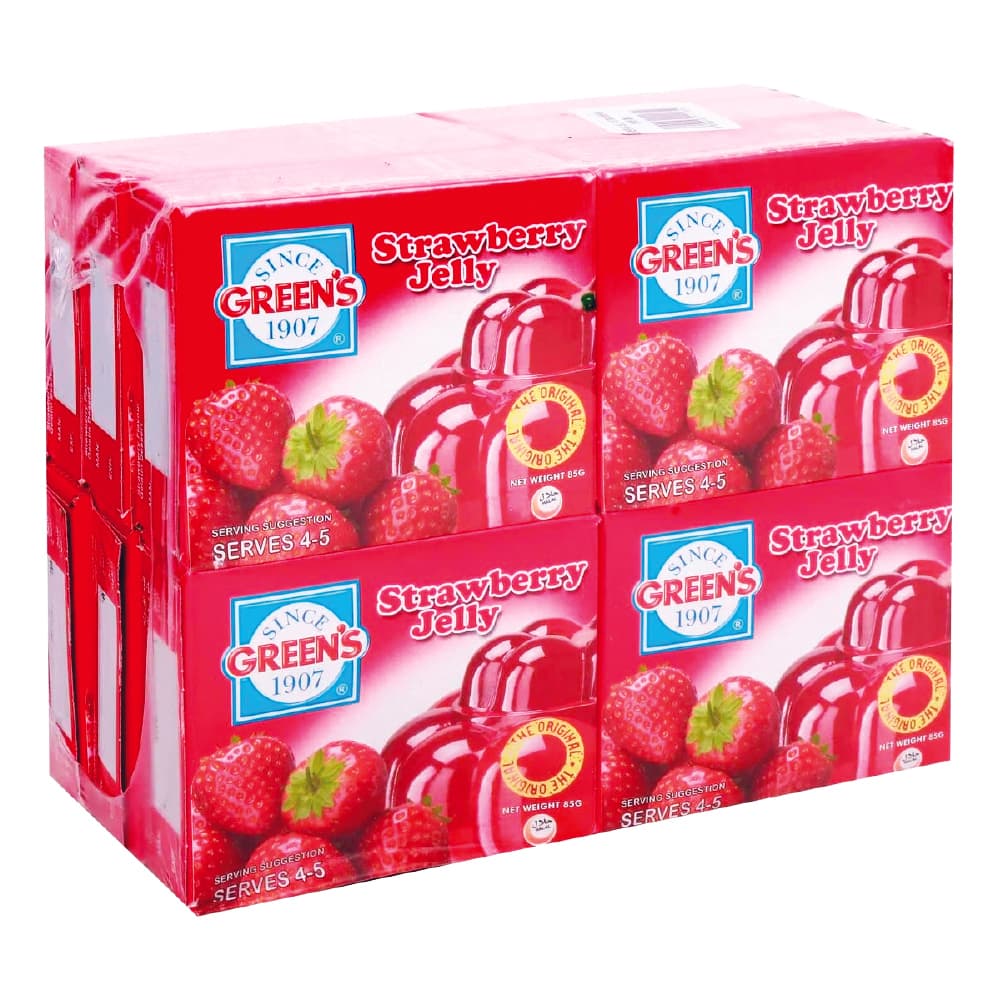 Greens Jelly 85 g X12s Assorted