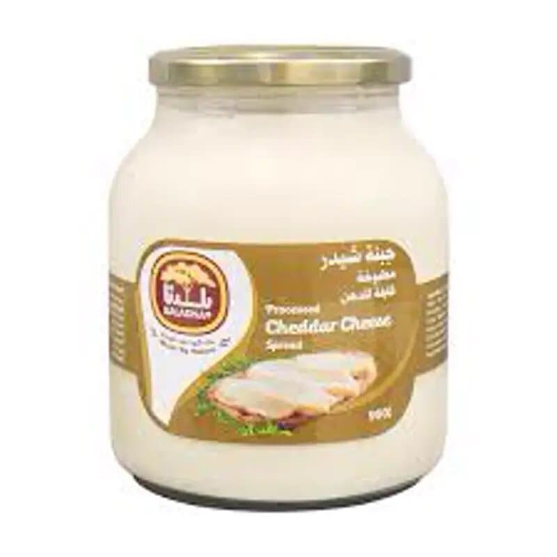 Baladna Full Fat Processed Cheddar Cheese Jar 900 g
