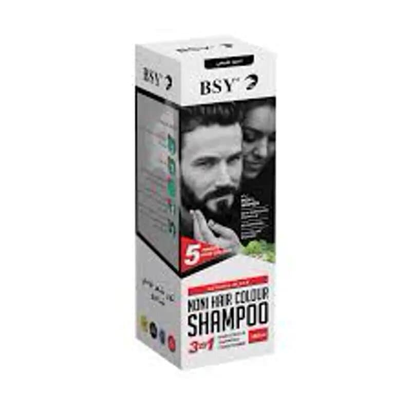 Bsy Hair Colour Shampoo Natural Black 180 mL