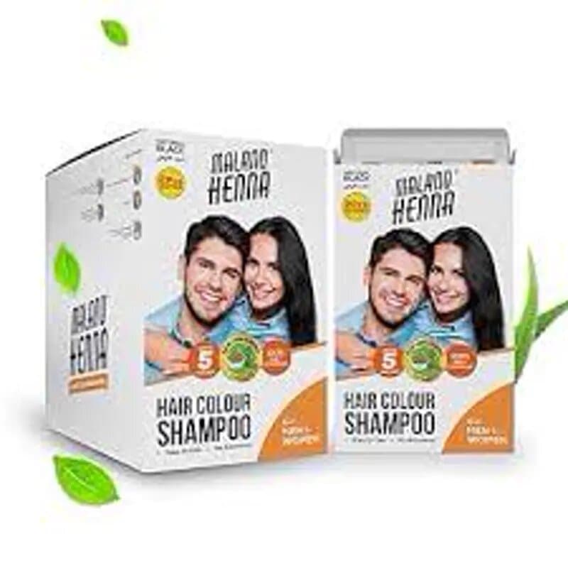 Malano Hair Colour Shampoo Natural Black 400 mL
