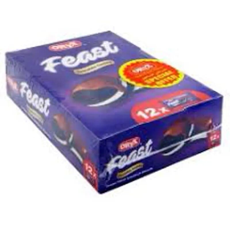 Oryx Feast Chocolate Coated Biscuits 12 x 32 g