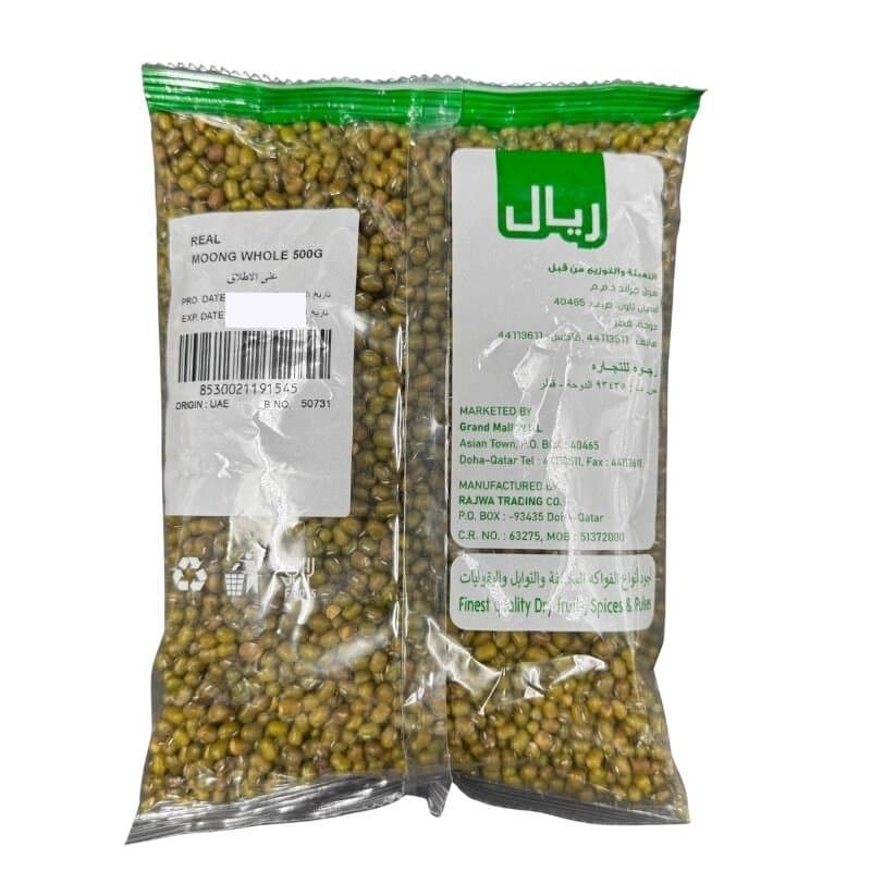 Real Moong Whole 500 g