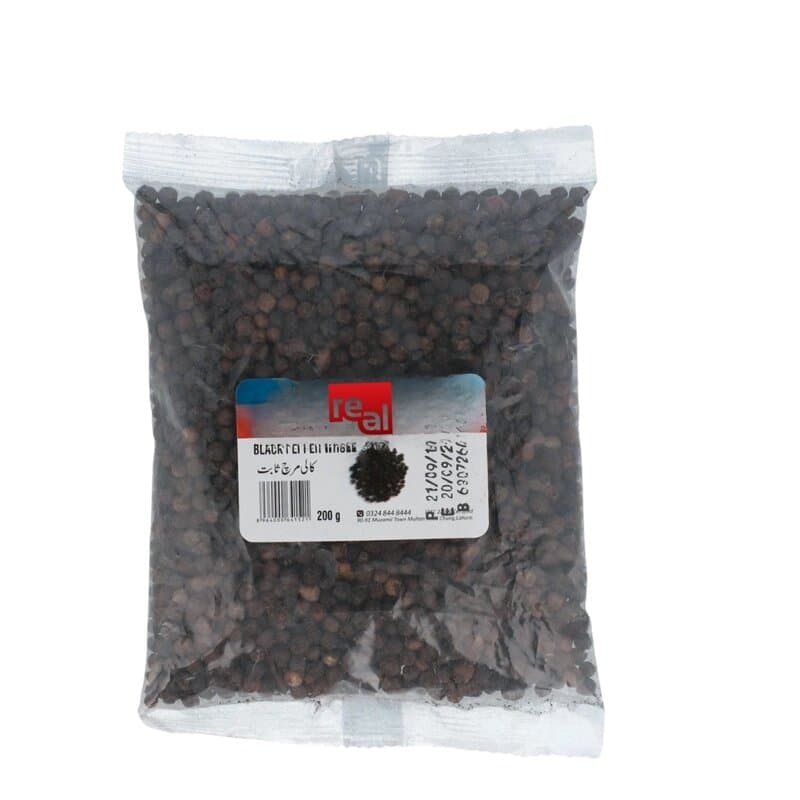 Real Black Pepper Whole 200 g