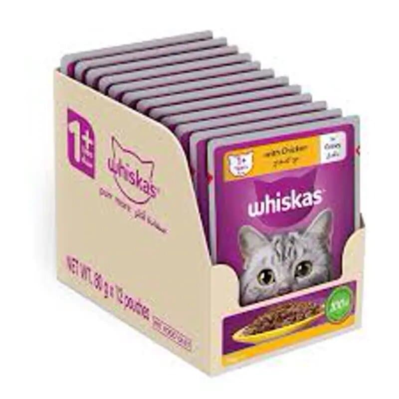 Whiskas Chicken & Beef In Gravy Mp 960 g(12 x 80 g)