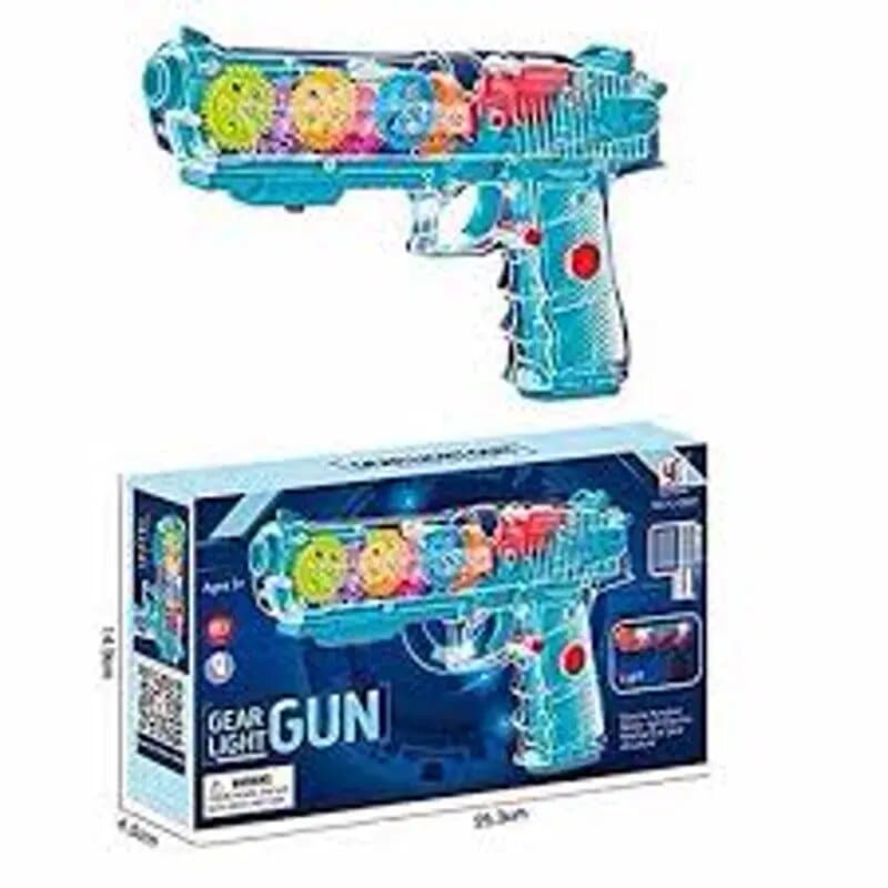 Tass Toys B/O Gear Gun W/ Light Yj-q004 Res 4569