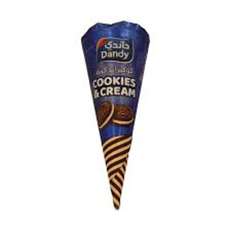 Dandy Ice Cream Cookies & cream Cone 5 x 110 mL Fp