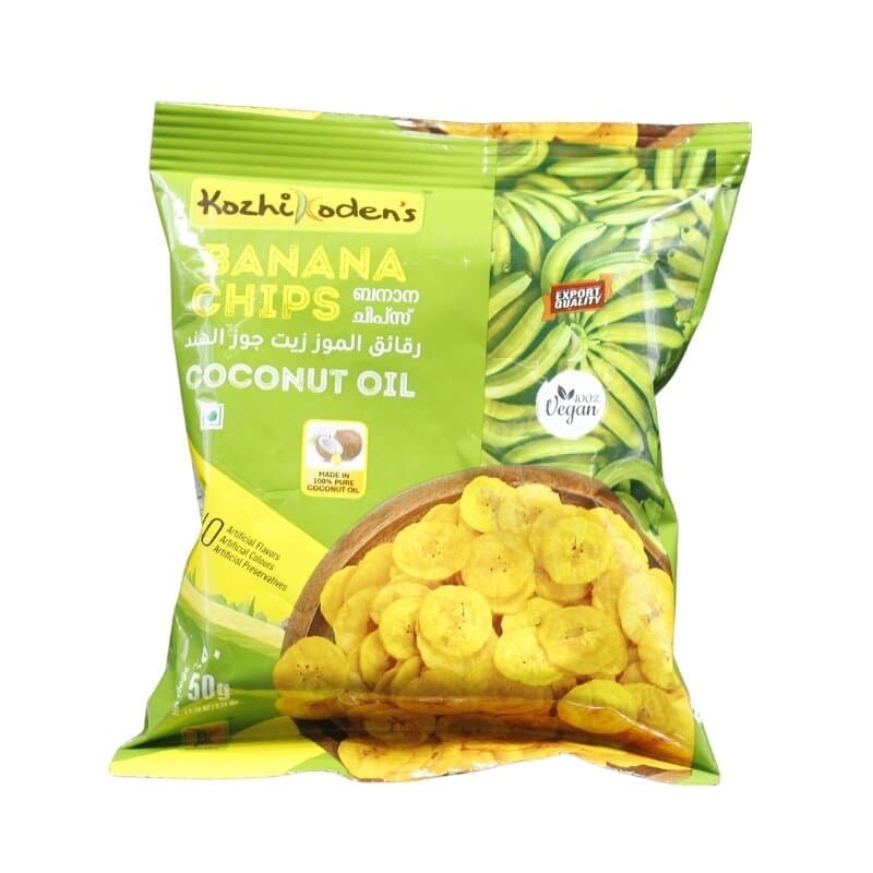 Kozhikoden Banana Chips In Coconut Oil 50 g