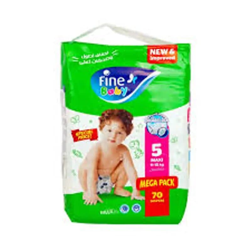 Fine Absorbent Baby Diaper Max 70 Pc Dl Supernova