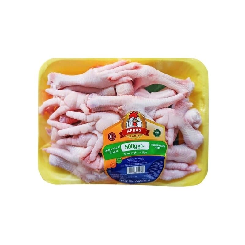 Afras Fresh Chicken Feet 500 g
