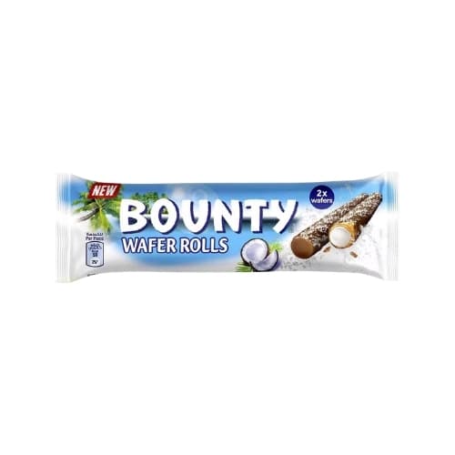 Bounty Coconut Wafer Rolls 23.4 g