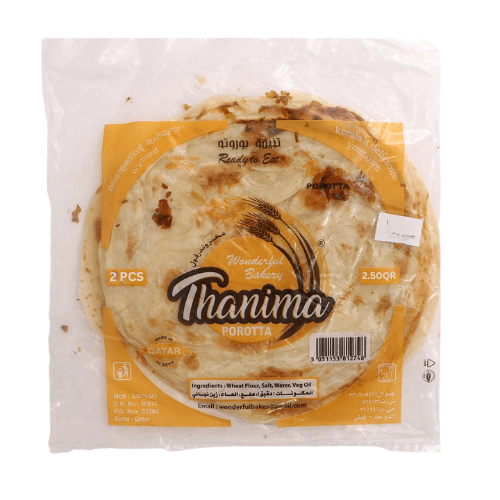 Thanima Wheat Porota 2PCS