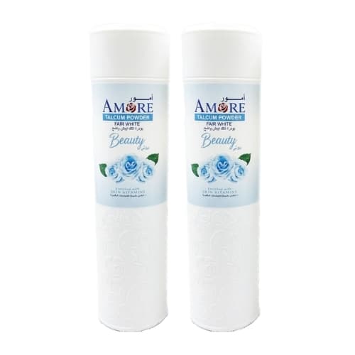 Amore Talcum Powder Fair White Beauty 2 x 250 g