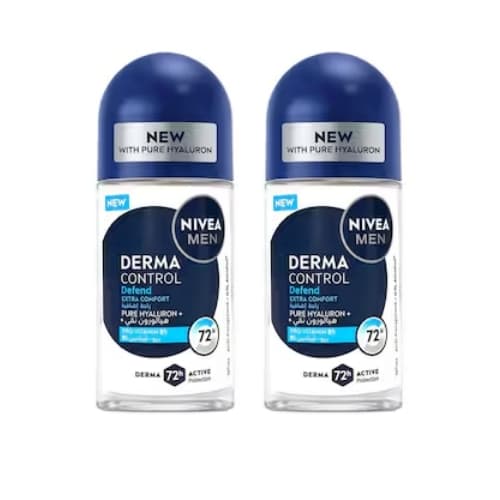 Nivea Men Deo Roll On Derma Control Defend 2 x 50 mL
