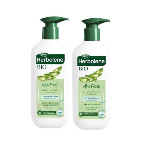 Herbolene Aloe Vera Body Lotion 2 x 400 mL