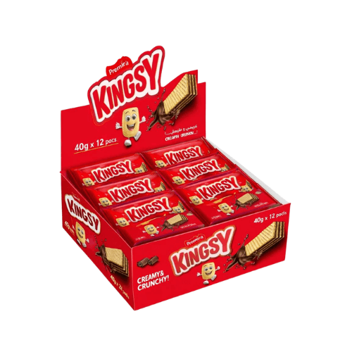 Kingsy Chocolate Wafer  12 x 40 g