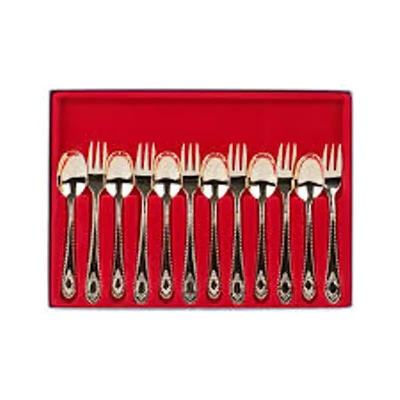 Gitco 12 Pc Dessert Spoon Set
