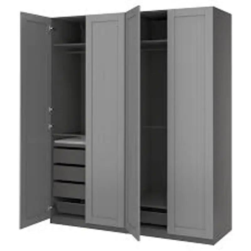Gitco Clothes Wardrobe(88 x 45 x 165cm) 9918