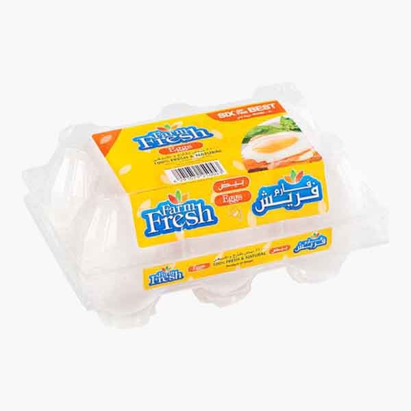 Farm Fresh Eggs 6 Pc