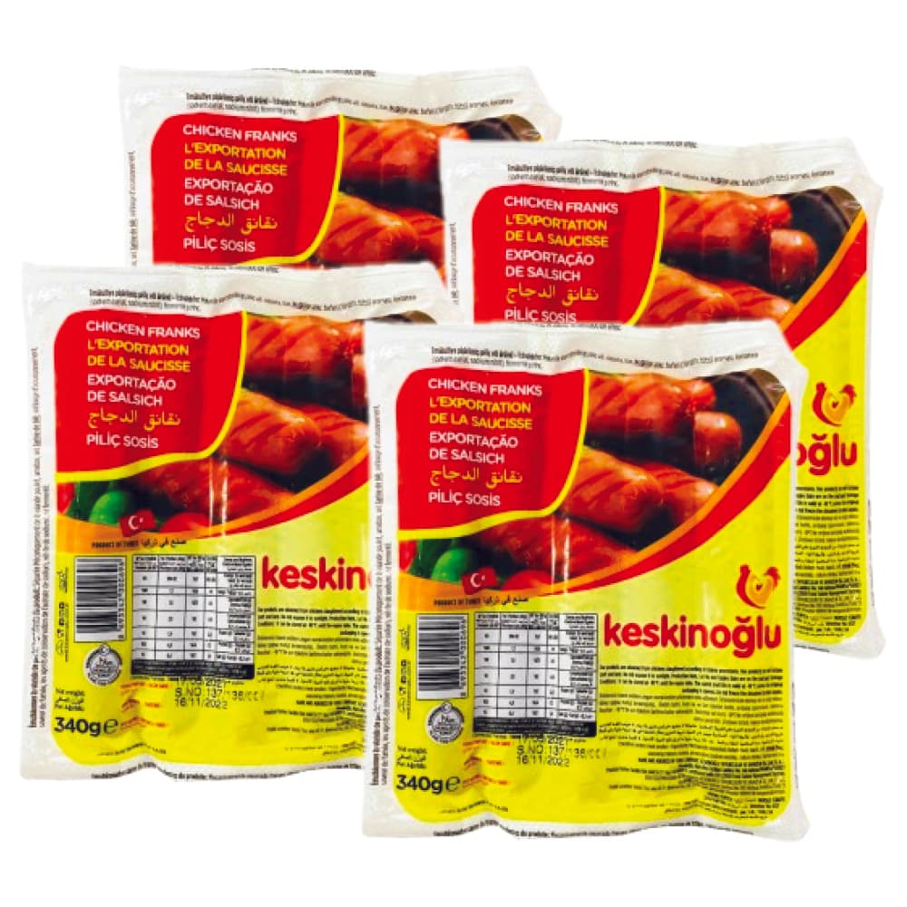 Keskinoglu Chicken Franks 340 g X 4