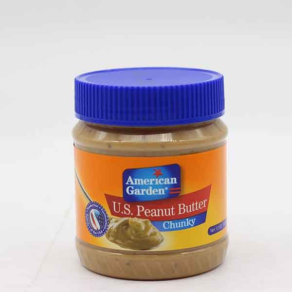 American Garden Chunky Peanut Butter 340 g