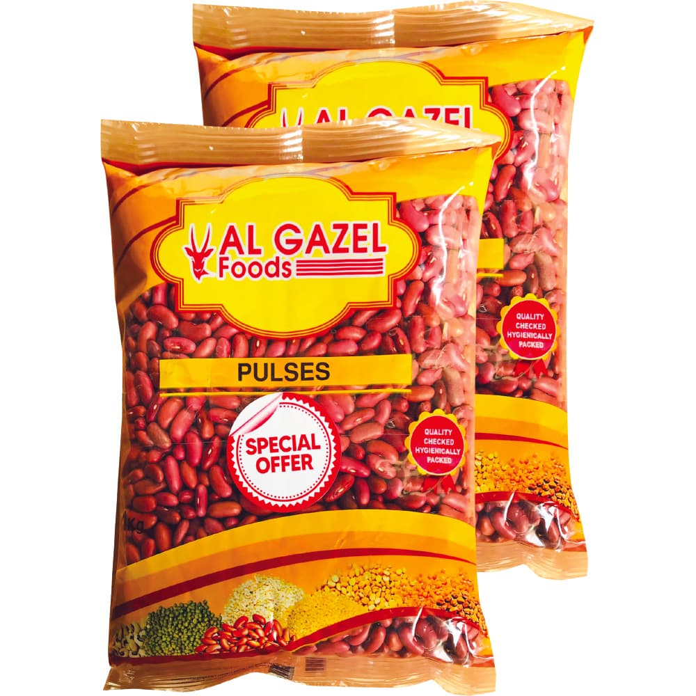 Al Gazel Red Kidny Beans 2 x 1 Kg