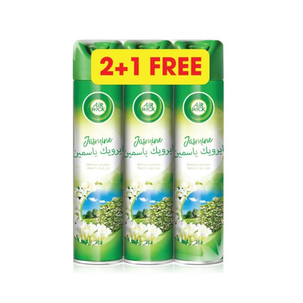 Airwick Aerosol Jasmine Air Fresh 300 mL 2 + 1 Free