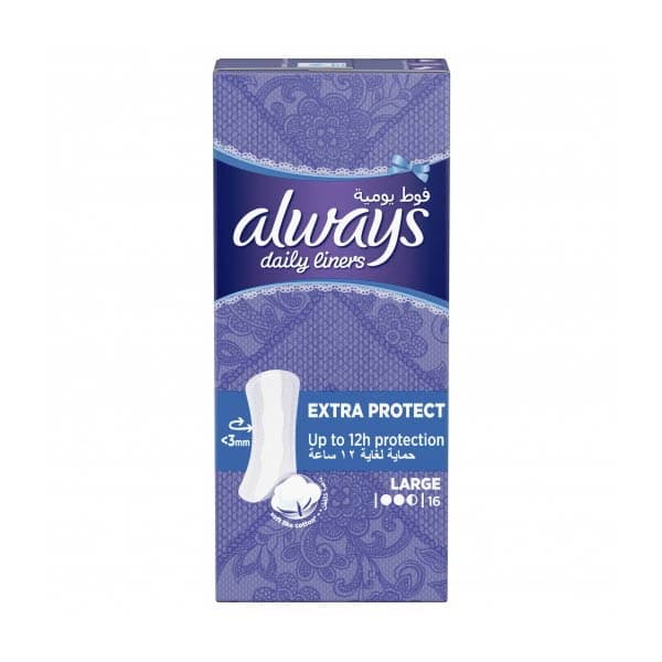 Always Everyday Liners Large 16 Pc