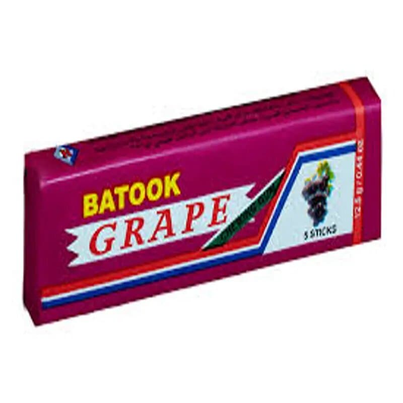 Batook Chewing Gum Grape 5 Pc
