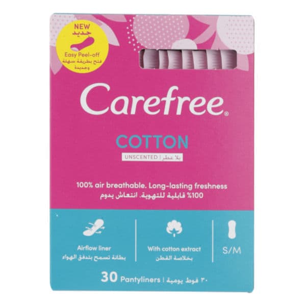 Carefree Breathable Ifw Fem Pad 30 Pc