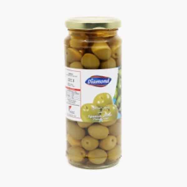 Diamond Green Olives Plain 198 g