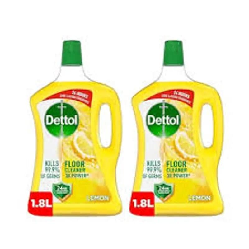 Dettol Anti Bctrl Multi Purps Cleaning Lemn 2 x 1.8 L