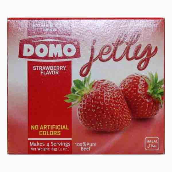 Domo Strawberry Beef Jelly 85 g