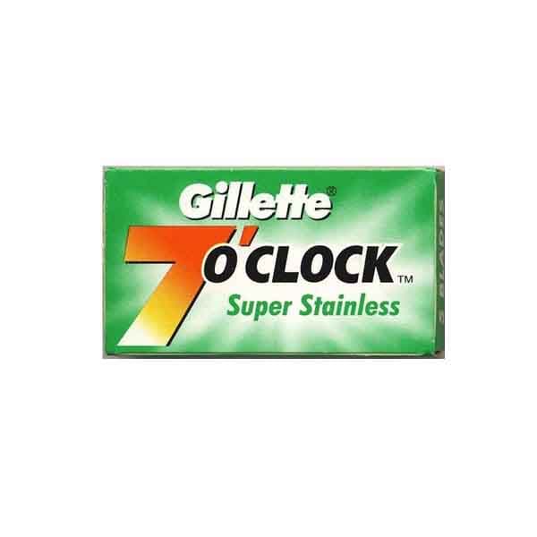Gillette 7oclock Stainless 5 Pc