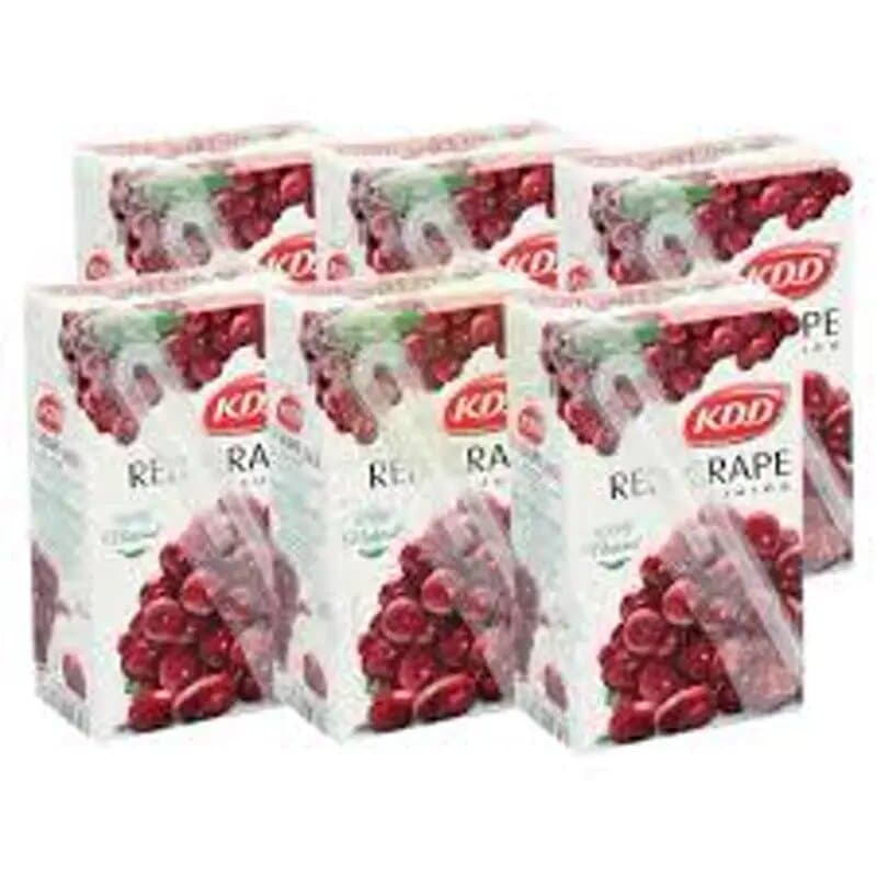 Kdd Red Grape Juice 6 x 250 mL
