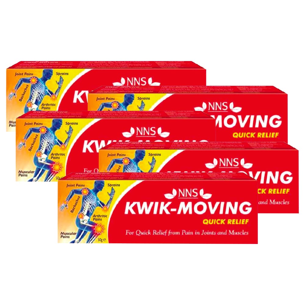 Kwik-moving Quick Relief 50 g X 5