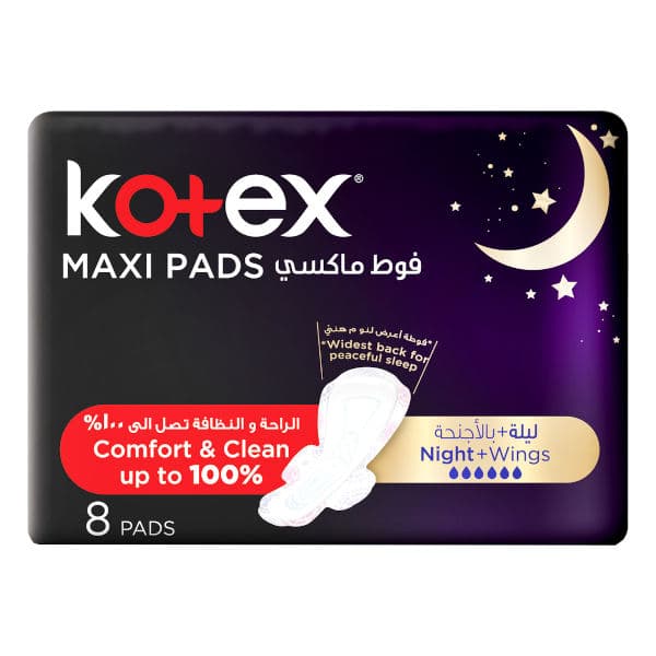 Kotex Maxi Night Time 8 Pc