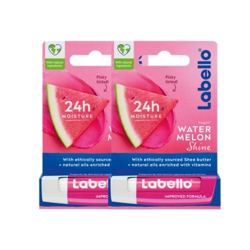 Labello Shine Pink Watermelon 2 x 4.8 g