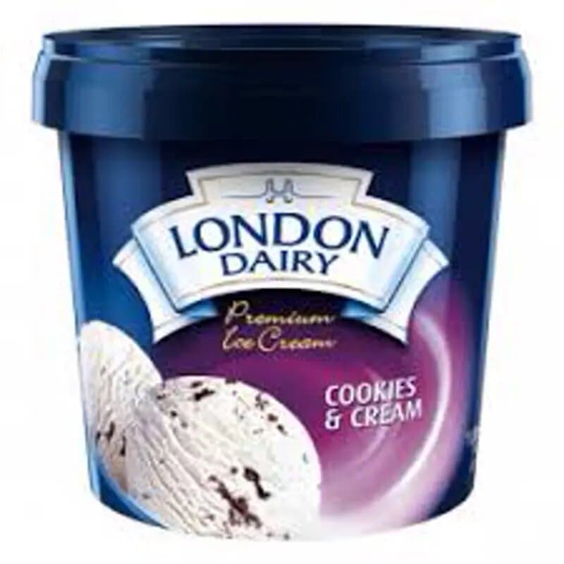 London Dairy Prmm Vanilla Ice Cream 1 L