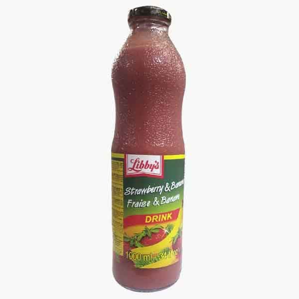 Libbys Strawberry/banana 1000 mL