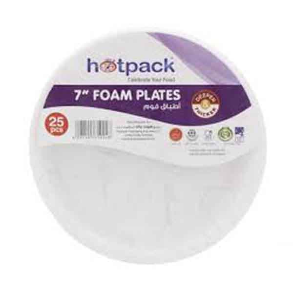 Mapco Round Foam Plate 10 25 Pc